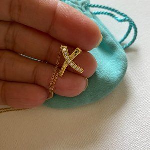 SOLD SOLD 18K SOLID YELLOW GOLD/DIAMONDS TIFFANY & CO GRAFFITTI